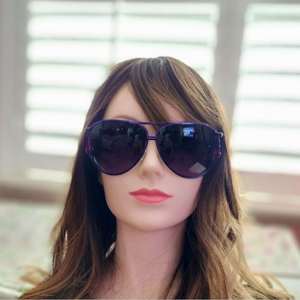 Brand New Jee Vice Purple Aviator Sunglasses